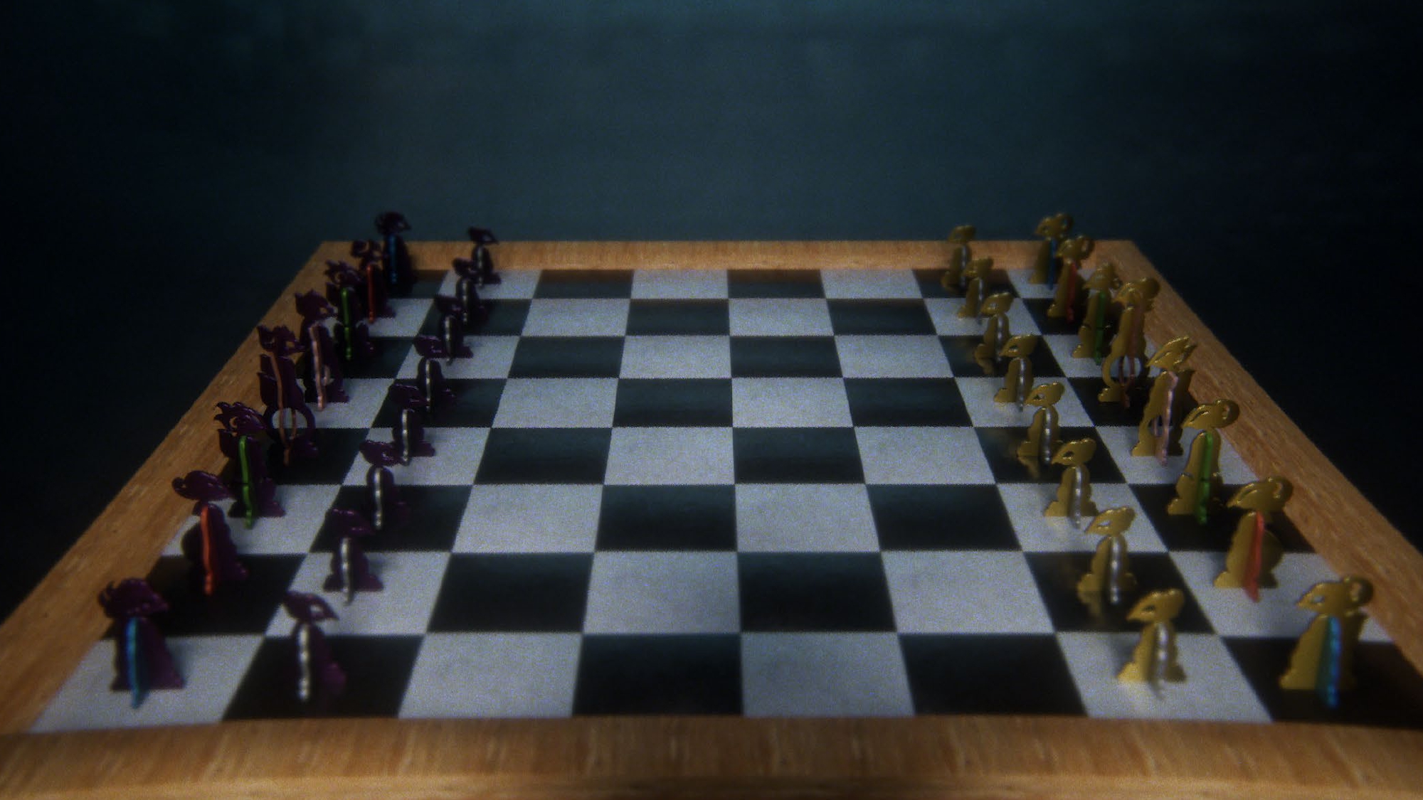 The battle of light and shadow